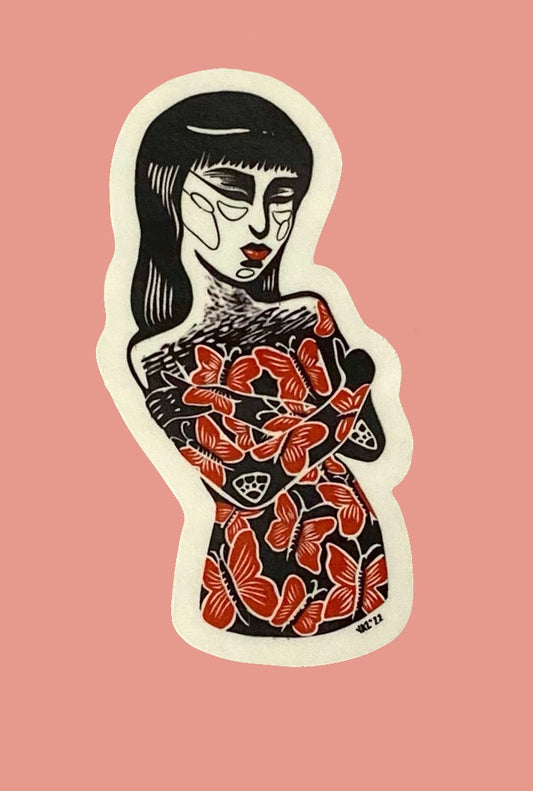 Feeling Butterflies Sticker