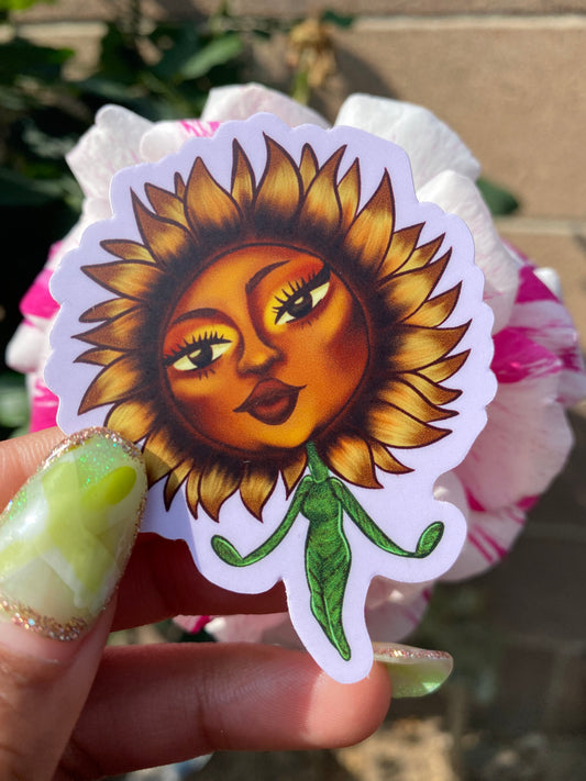 Sunflower Sunshine Sticker